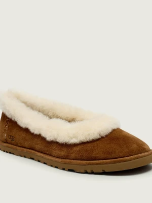 UGG Baleriny ZORA | shearling | zamsz | z dodatkiem wełny