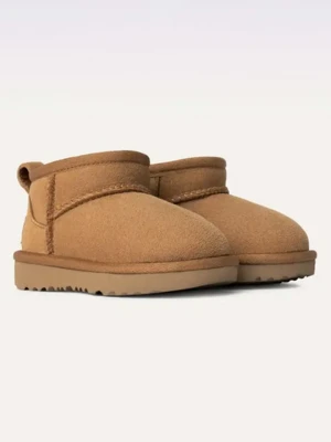 UGG Botki "Classic Ultra Mini" w kolorze jasnobrązowym ze skóry owczej rozmiar: 35