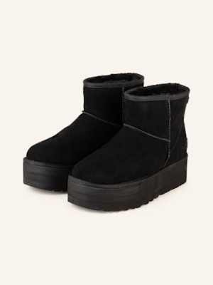 Ugg Botki Na Platformie Classic Mini Platform schwarz