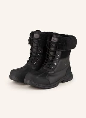 Ugg Botki Sznurowane Butte schwarz