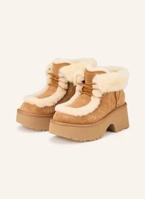 Ugg Botki Sznurowane Esmee braun