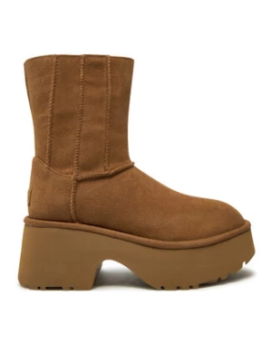 Ugg Botki W Classic Twin Seam New Heights 1158313 Brązowy