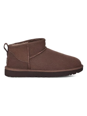 UGG Botki w kolorze ciemnobrązowym ze skóry jagnięcej rozmiar: 36