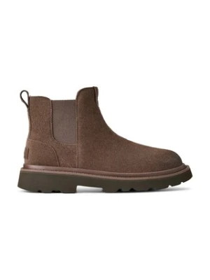 UGG buty zamszowe Chelsea Lug męskie kolor brązowy 1171372.MLSS