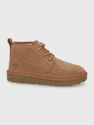 UGG Buty zamszowe Neumel Moc męskie kolor brązowy 1121645-CHE