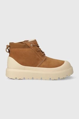 UGG buty zamszowe Neumel Weather Hybrid męskie kolor brązowy 1143991