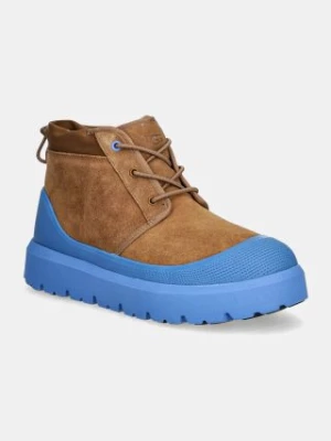 UGG buty zamszowe Neumel Weather Hybrid męskie kolor brązowy 1143991-CBG