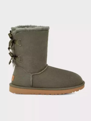 Ugg Ciemno-zielone śniegowce Bailey Bow II rozmiar