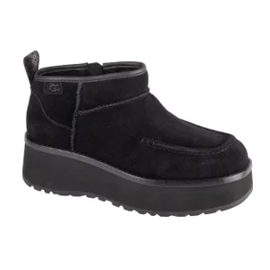 UGG Cityfunc Ultra Mini 1158193-BLK, Damskie, Czarne, buty zimowe, skóra zamszowa, rozmiar: 39