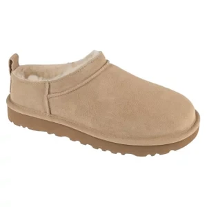 UGG Classic Micro 1173891-SAN, Damskie, Beżowe, buty sneakers, skóra zamszowa, rozmiar: 37