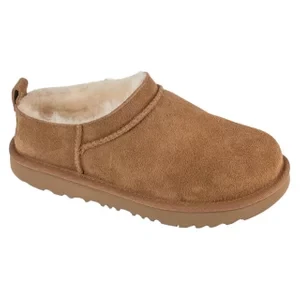 UGG Classic Micro 1174410K-CHE, Dla dzieci, Brązowe, buty sneakers, skóra zamszowa, rozmiar: 32,5