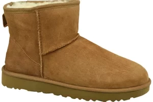 UGG Classic Mini II 1016222-CHE, Damskie, Brązowe, buty zimowe, skóra naturalna, rozmiar: 37