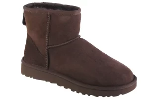 UGG Classic Mini II 1016222-CHO, Damskie, Brązowe, buty zimowe, skóra naturalna, rozmiar: 36