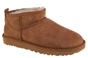 UGG Classic Ultra Mini 1116109-CHE, Damskie, Brązowe, buty zimowe, skóra zamszowa, rozmiar: 36