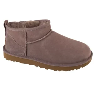 UGG Classic Ultra Mini 1116109-SGRP, Damskie, Fioletowe, buty zimowe, skóra zamszowa, rozmiar: 38