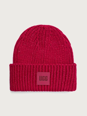 UGG czapka beanie z dodatkiem wełny damska