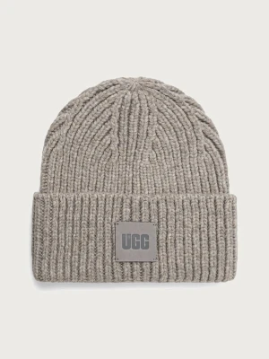 UGG czapka beanie z dodatkiem wełny damska