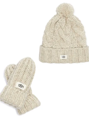 UGG Czapka + rękawiczki | z dodatkiem wełny