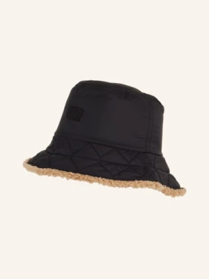Ugg Czapka Rybacka Dwustronna schwarz