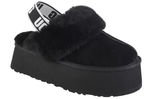 UGG Funkette 1113474-BLK, Damskie, Czarne, kapcie, skóra zamszowa, rozmiar: 37