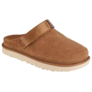 UGG Goldenstar Clog 1138252-CHE, Damskie, Brązowe, kapcie, skóra zamszowa, rozmiar: 36