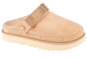 UGG Goldenstar Clog 1138252-SAN, Damskie, Brązowe, kapcie, skóra zamszowa, rozmiar: 36