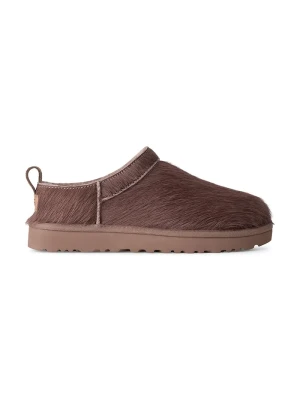 UGG kapcie damskie W Classic Micro Calf Hair beżowy