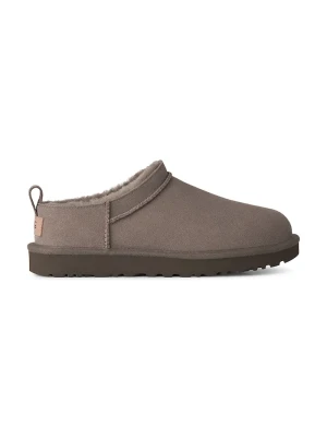 UGG kapcie damskie zamszowe W Classic Micro brązowy