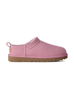 UGG kapcie damskie zamszowe W Classic Micro różowy