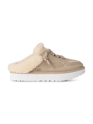 UGG sneakersy damskie zamszowe W Lowmel Mule beżowy