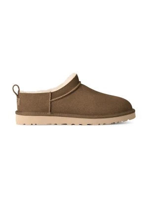 UGG kapcie męskie zamszowe M Classic Micro brązowy