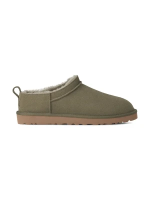 UGG kapcie męskie zamszowe M Classic Micro zielony