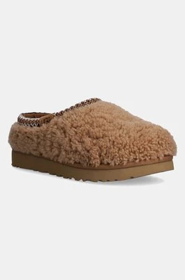 UGG kapcie Tasman Maxi Curly kolor brązowy 1158356-CHE