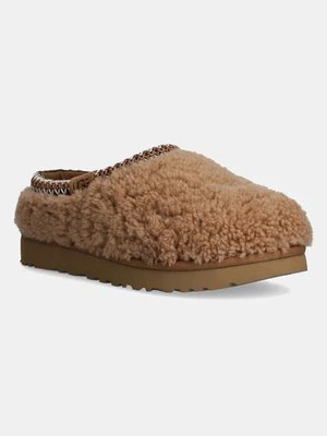 UGG kapcie Tasman Maxi Curly kolor brązowy 1158356-CHE