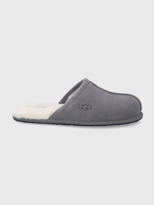 UGG Kapcie wełniane Scuff kolor szary 1101111-DGRY