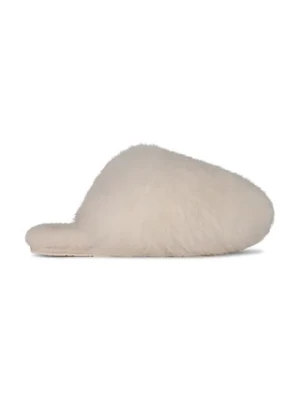 UGG kapcie wełniane W Scuffette Chalet kolor biały 1176030.WHT