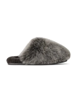 UGG kapcie wełniane W Scuffette Chalet kolor szary 1173591.CHRC