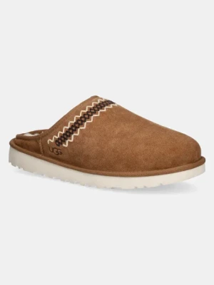 UGG kapcie zamszowe Classic Slip-On Atherson kolor brązowy 1162330-CHE