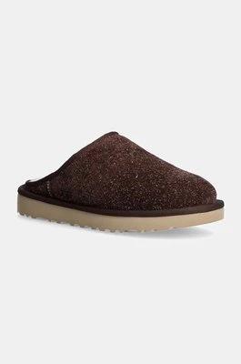 UGG kapcie zamszowe Classic Slip-On Shaggy Suede kolor brązowy 1153104-BCDR