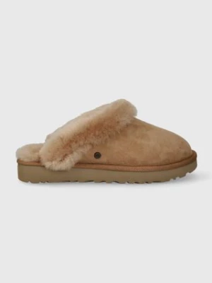 UGG kapcie zamszowe Classic Slipper II kolor brązowy 1130876 CHE