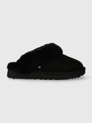 UGG kapcie zamszowe Classic Slipper II kolor czarny 1130876.BLK-BLK