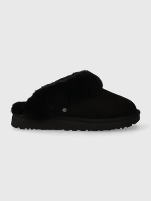 UGG kapcie zamszowe Classic Slipper II kolor czarny 1130876.BLK-BLK