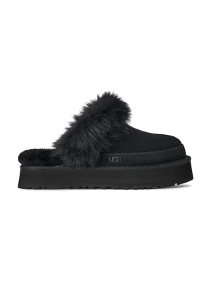 UGG kapcie zamszowe Disquette Chalet kolor czarny 1173930.BLK