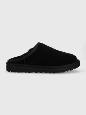 UGG kapcie zamszowe M Classic Slip-On kolor czarny 1129290.BLK-BLK