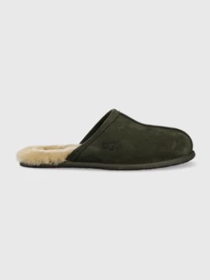 UGG kapcie zamszowe M Scuff kolor zielony 1101111