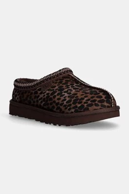 UGG kapcie zamszowe Tasman Caspian kolor brązowy 1158350-BCDR