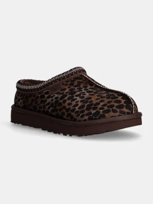 UGG kapcie zamszowe Tasman Caspian kolor brązowy 1158350-BCDR