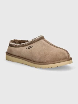 UGG kapcie zamszowe Tasman kolor beżowy 5950-CRBO