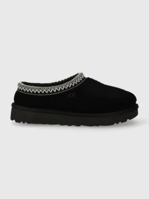 UGG kapcie zamszowe Tasman kolor czarny 5955 BLK