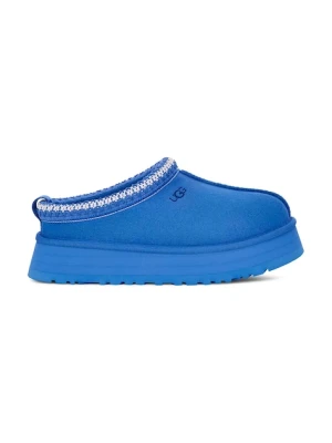 UGG kapcie zamszowe Tazz kolor niebieski 1122553-BGSK